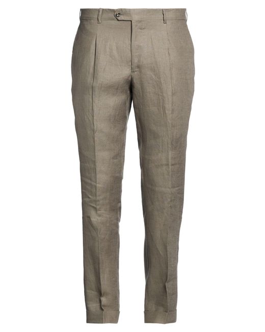 Barba Napoli Gray Pants Linen for men