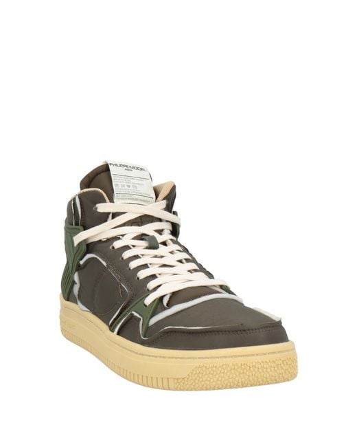 Philippe Model Green Sneakers for men