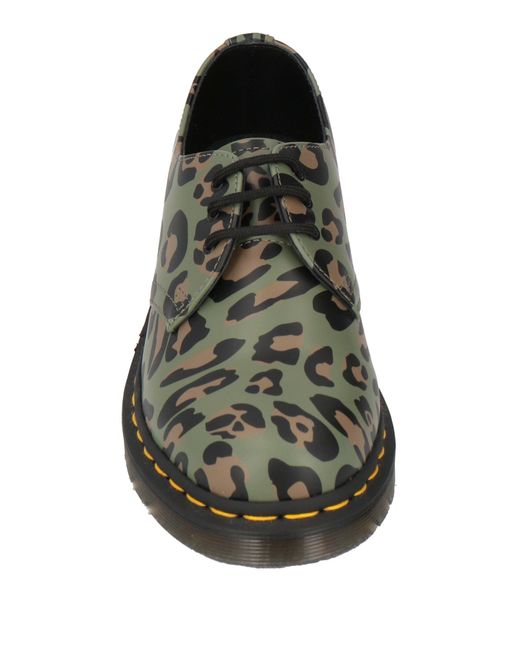 Dr. Martens Green Lace-up Shoes