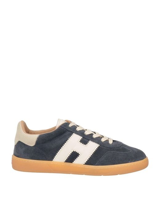 Hogan Blue Slate Sneakers Leather