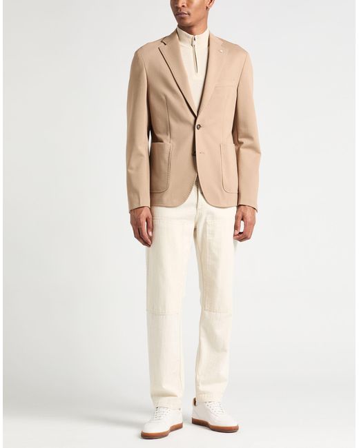 Manuel Ritz Brown Blazers for men