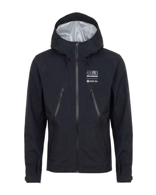 MM6 MAISON MARGIELA X SALOMON Blue Jacket Polyester, Gore-Tex for men