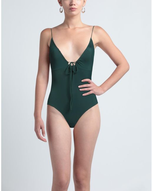 Siyu Green One-piece Swimsuit