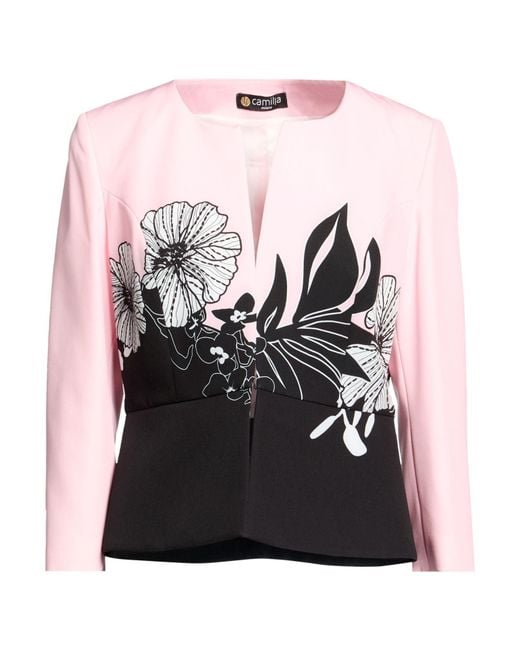 Camilla Black Jacket Polyester, Elastane