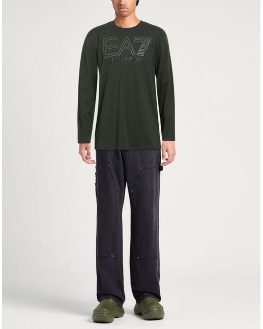 EA7 Green T-Shirts for men
