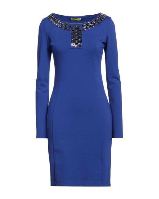 Versace Blue Mini Dress