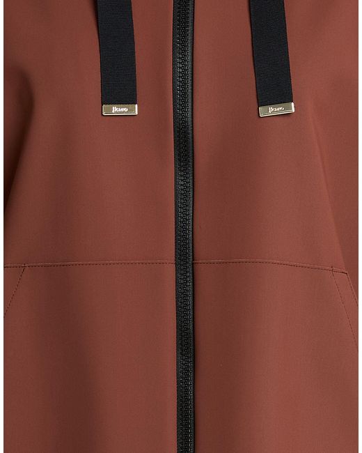 Herno Brown Jacket Polyamide, Elastane