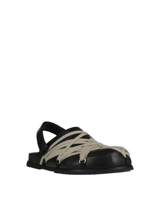 Rick Owens Black Mules & Clogs