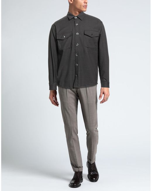 Camisa Cruna de hombre de color Black
