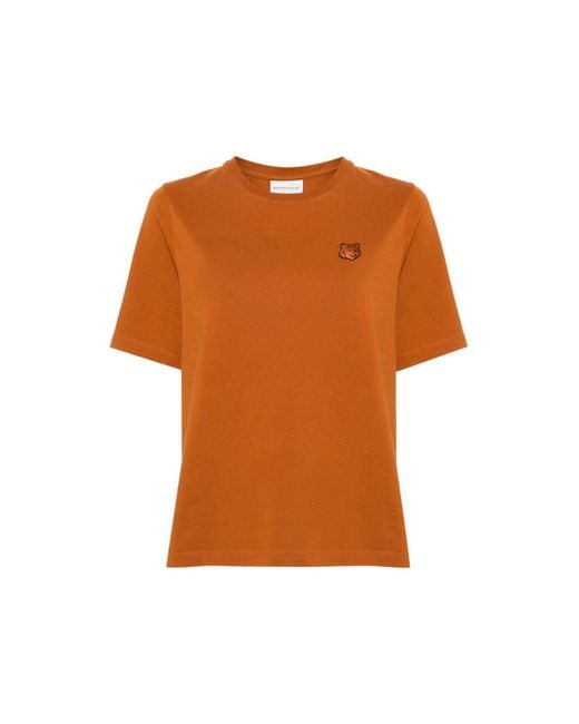 Maison Kitsuné Orange T-shirts