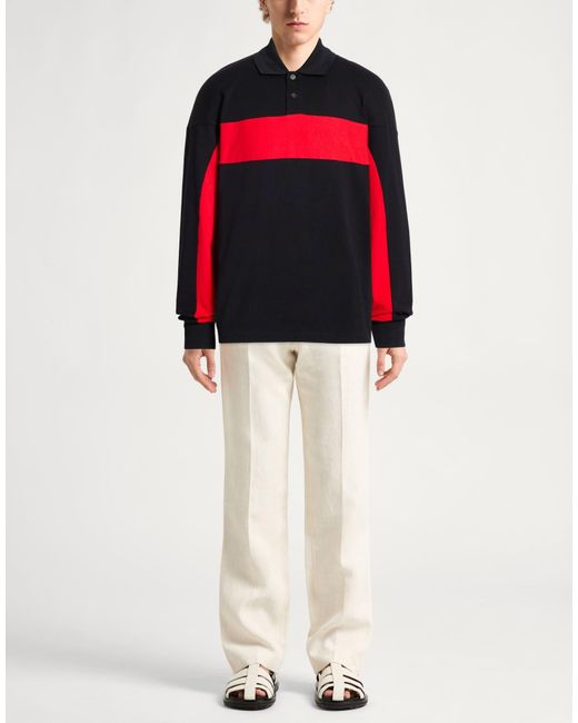 Ferragamo Red Polo Shirt Cotton for men