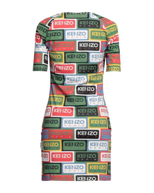 KENZO Multicolor Mini Dress