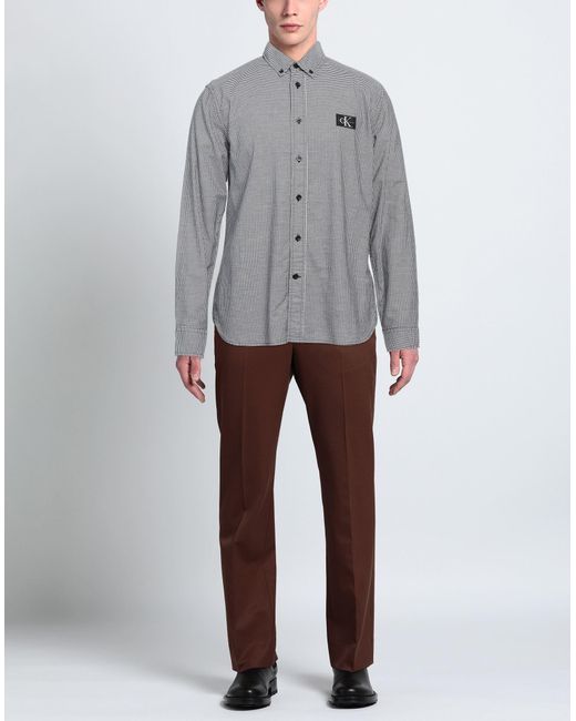 Camisa Calvin Klein de hombre de color Gray