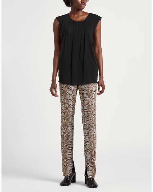 Jijil Black Top Viscose, Polyester