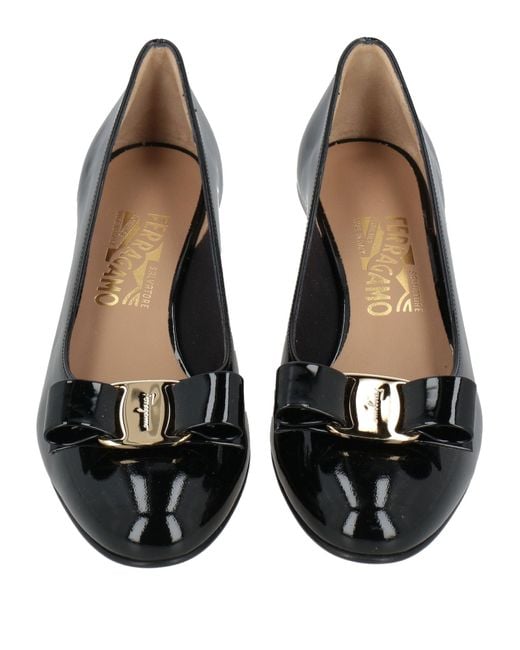 Ferragamo Black Pumps Leather