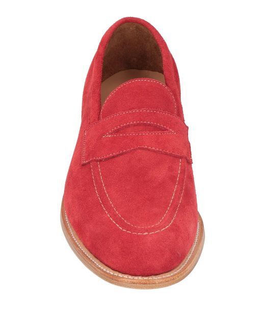 Tricker's Red Loafers for men