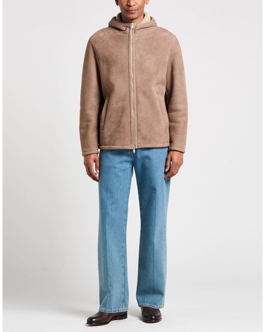 Lardini Brown Shearling & Teddy for men