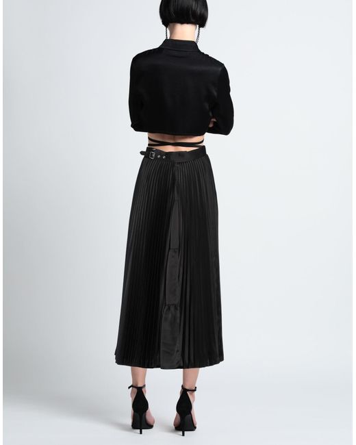 Noir Kei Ninomiya Black Midi Skirt