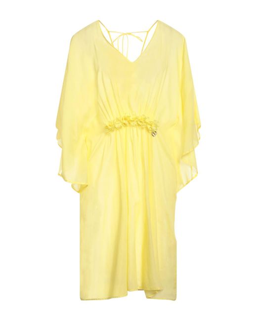 Vestito Corto di Blugirl Blumarine in Yellow