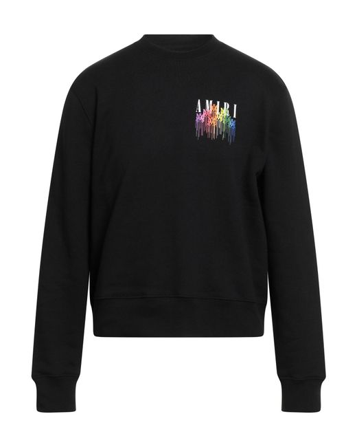 Amiri Black Sweatshirt Cotton for men