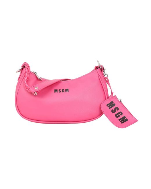 Borsa A Spalla di MSGM in Pink