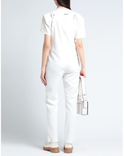 Burberry White Dungarees