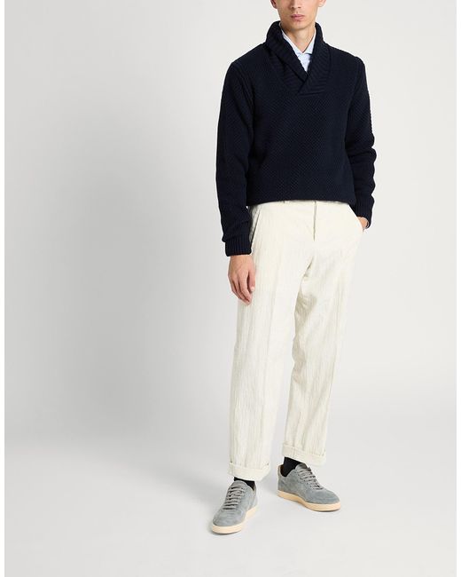 Boss Blue Sweater Wool, Polyamide for men