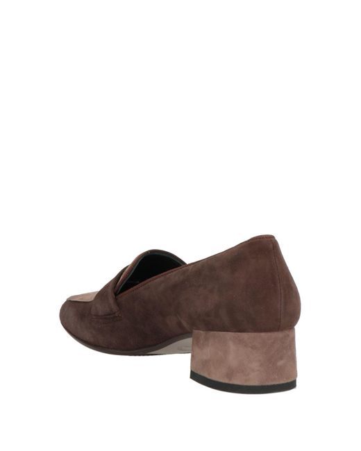 Melluso Brown Loafers Leather