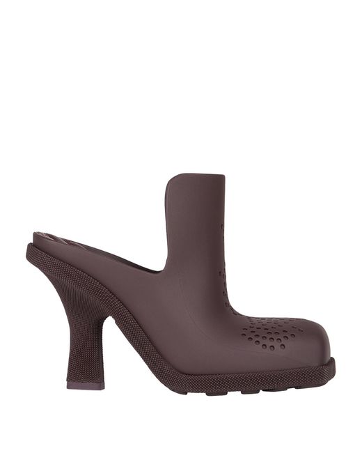 Burberry Purple Mules & Clogs Rubber
