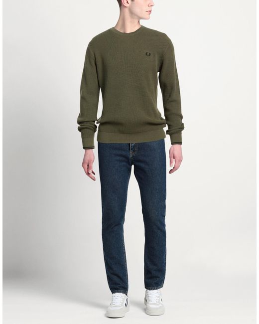 Pullover di Fred Perry in Green da Uomo