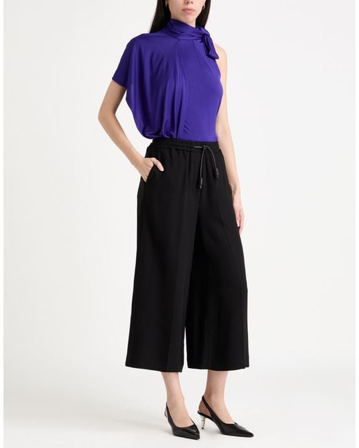 Loewe Black Pants Viscose, Elastane, Polyester