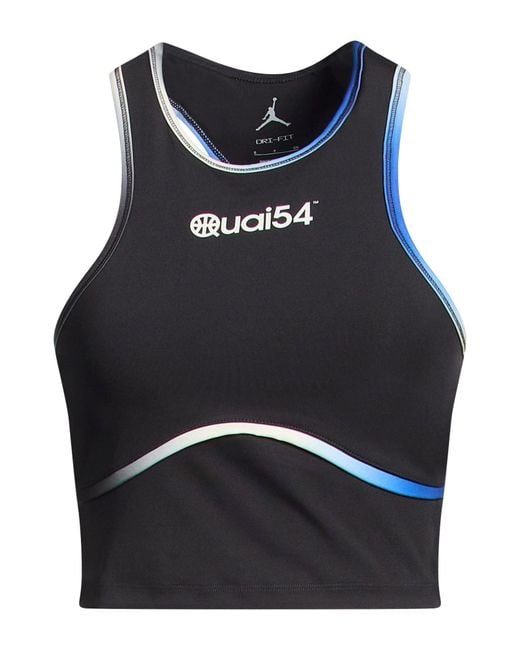 Nike Blue Charcoal Top Polyester, Elastane
