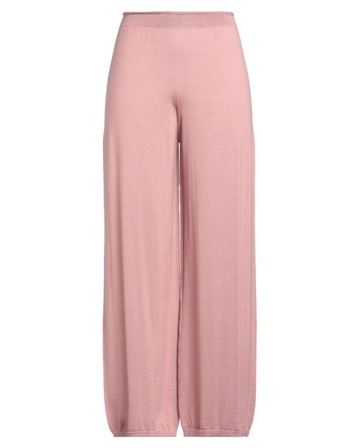 Fedeli Pink Pants Cashmere, Silk