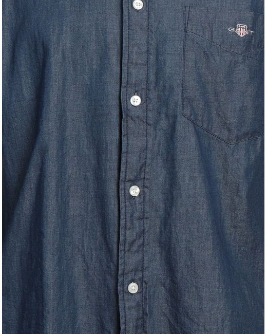 Camisa vaquera Gant de hombre de color Blue