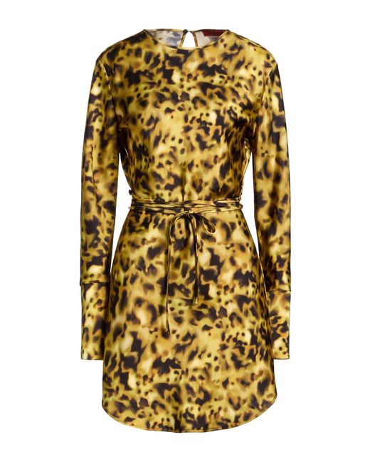 MAX&Co. Yellow Mini Dresses