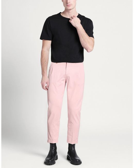 Squad² Pink Light Pants Cotton, Elastane for men