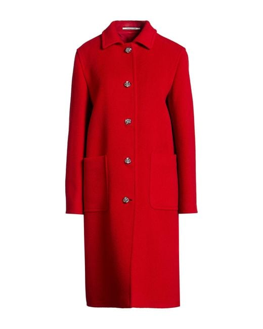 Tagliatore Red Coat Virgin Wool, Mohair Wool