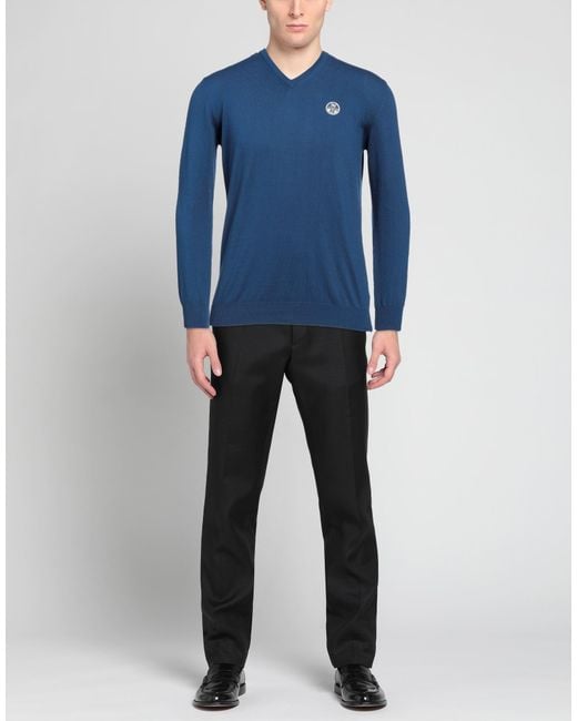 North Sails Blue Sweater for men