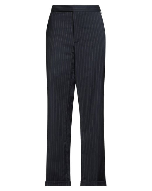 Lardini Blue Midnight Pants Wool, Polyamide, Elastane