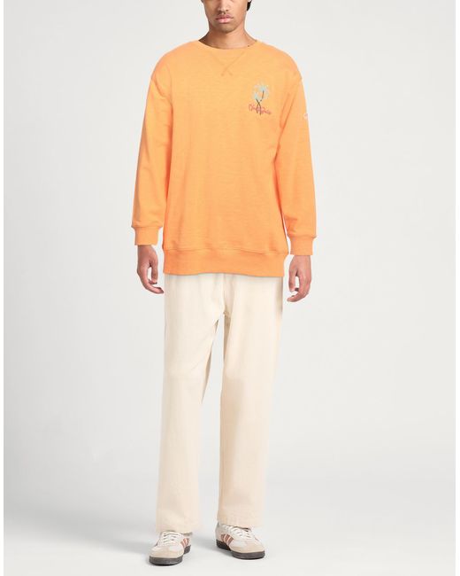 North Sails Orange Sweatshirt Cotton for men