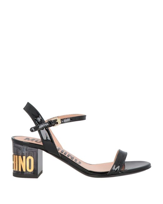 Moschino Metallic Sandals