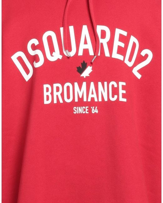 DSquared² Red Sweatshirt for men