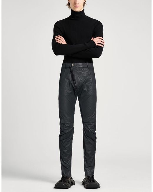 Masnada Blue Pants Cotton, Elastane for men