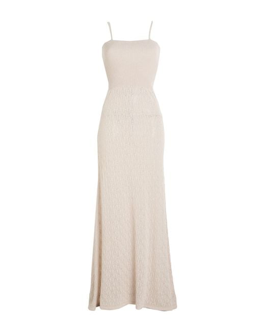 Barrie White Maxi Dress