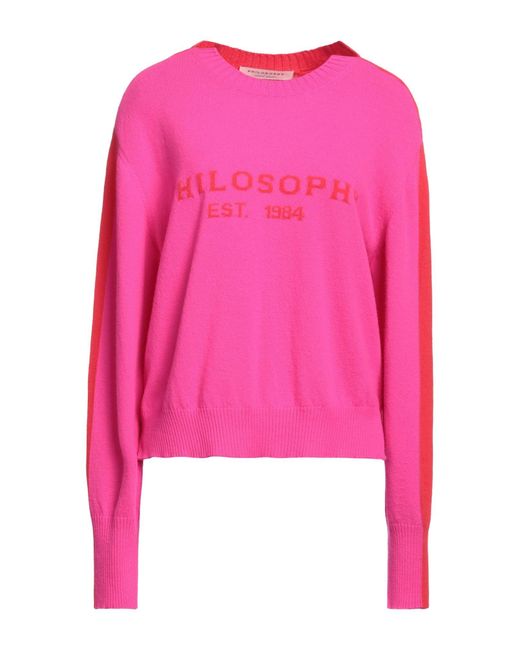 Philosophy Di Lorenzo Serafini Pink Pullover