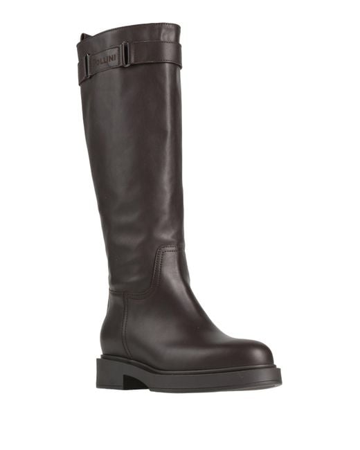 Pollini Brown Boot Calfskin