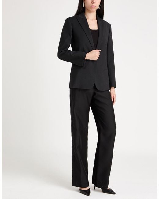 Alberta Ferretti Black Blazer Polyester, Wool, Elastane