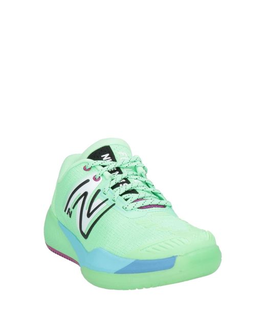 New Balance Green Sneakers Textile Fibers