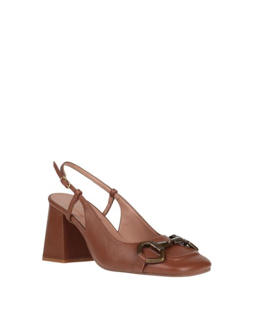 J.A.P. JOSE ANTONIO PEREIRA Brown Pumps