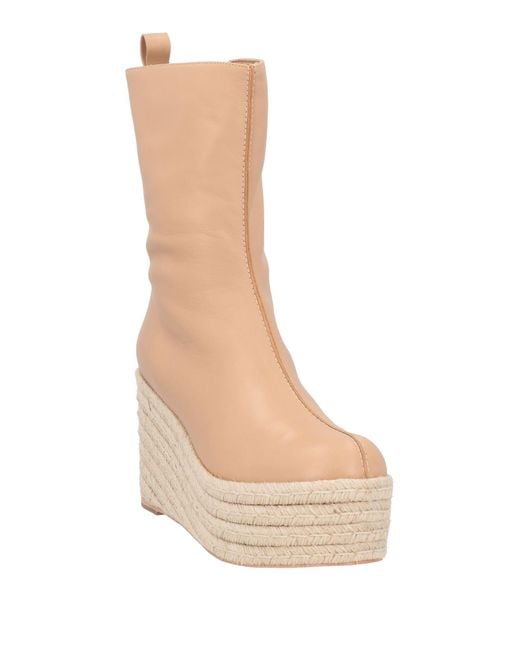 Paloma Barceló Natural Ankle Boots